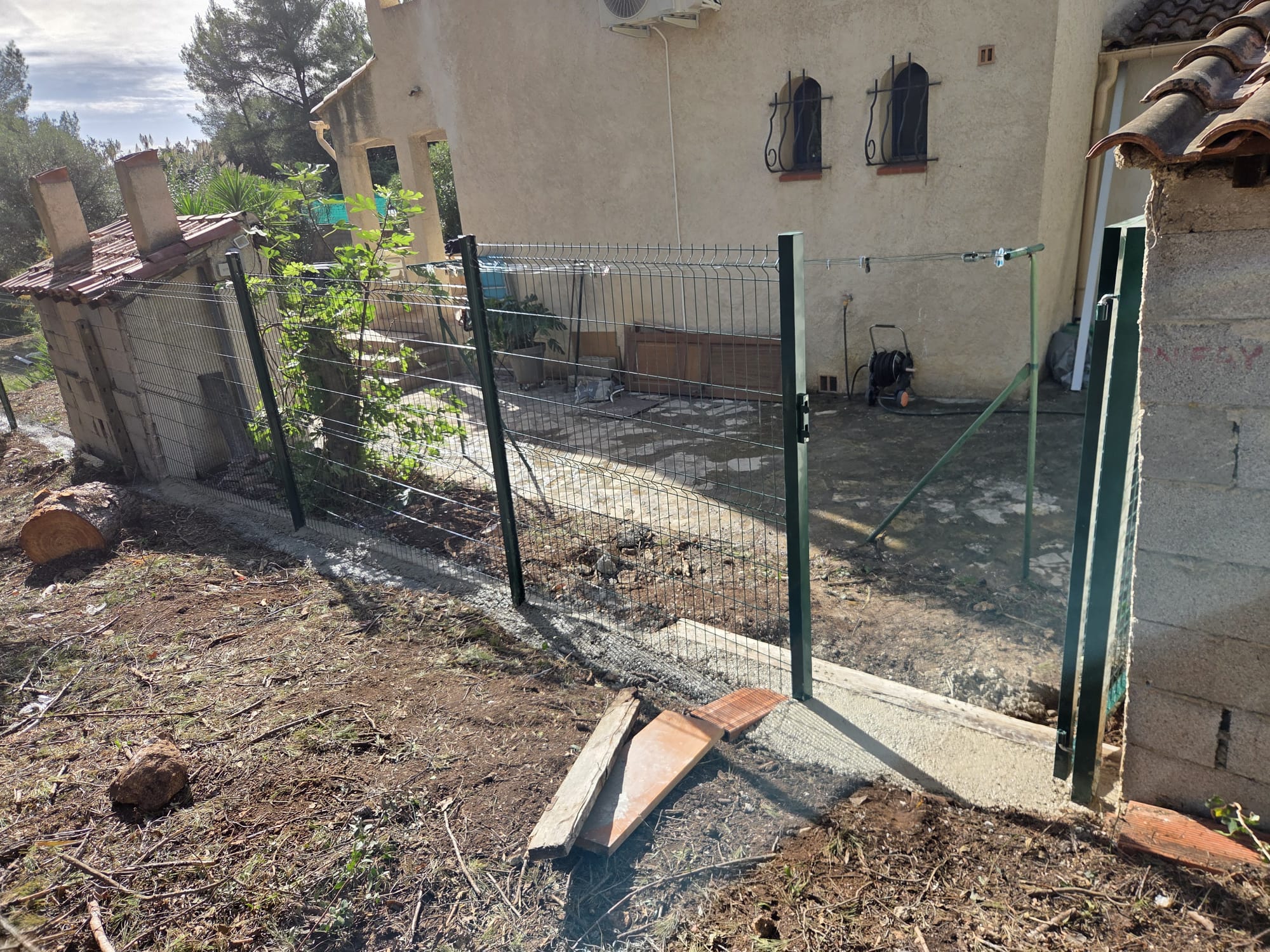 Chantier de pose réalisé dans le Var
